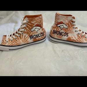 Converse x Broncos handmade shoes
